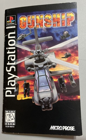 Gunship - Long Box (PlayStation 1)